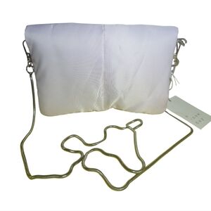 A New Day Puffer Bag  Light Purple Crossbody Silver Chain Magnetic